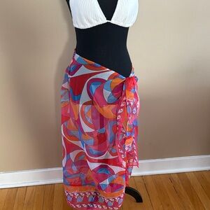 Ramy Brook Multicolor Iona swim coverup Sarong